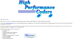 Desktop Screenshot of hpcoders.com.au